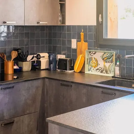 度假居 La Maison Bleue Confort Et Elegance